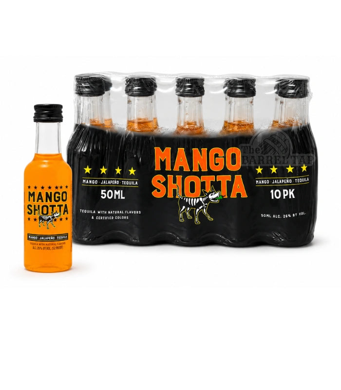 Mango Shotta Mango Jalapeño Tequila Mini Shooters (10 x 50mL)