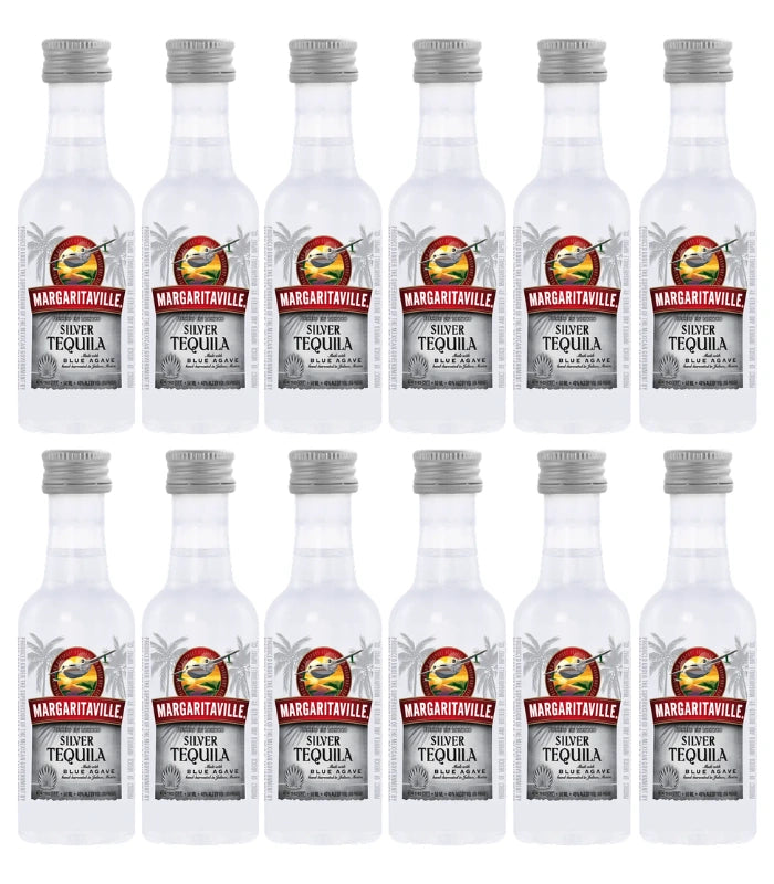 Margaritaville Silver Tequila Shooters 12 x 50mL