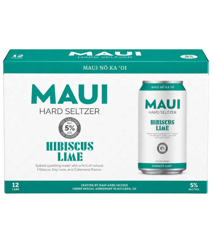 Maui Hard Seltzer Hibiscus Lime 6-Pack