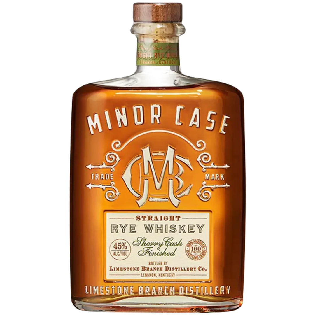 Bottle of Minor Case Sherry Cask Finished Straight Rye Whiskey 750mL