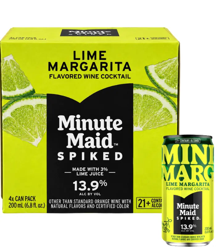 Minute Maid Spiked Wine Lime Margarita 4-Pack