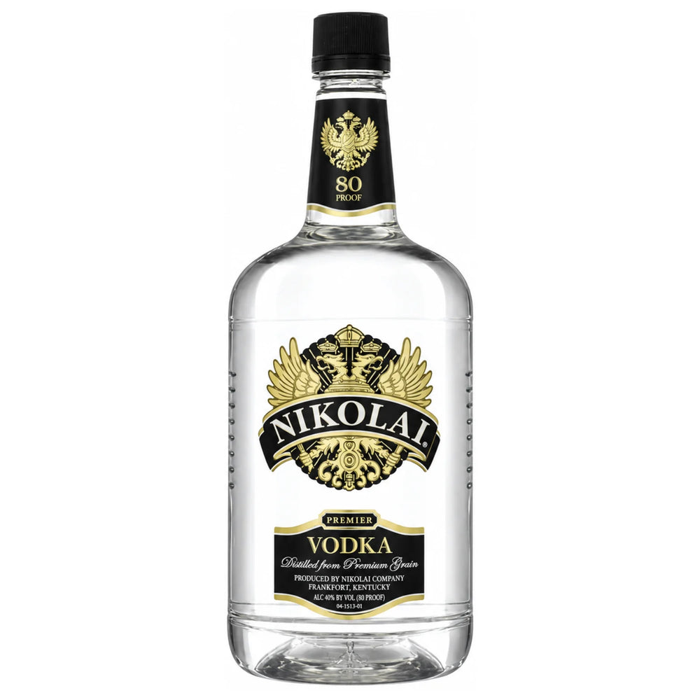 Bottle of Nikolai Premium Vodka 1.75L