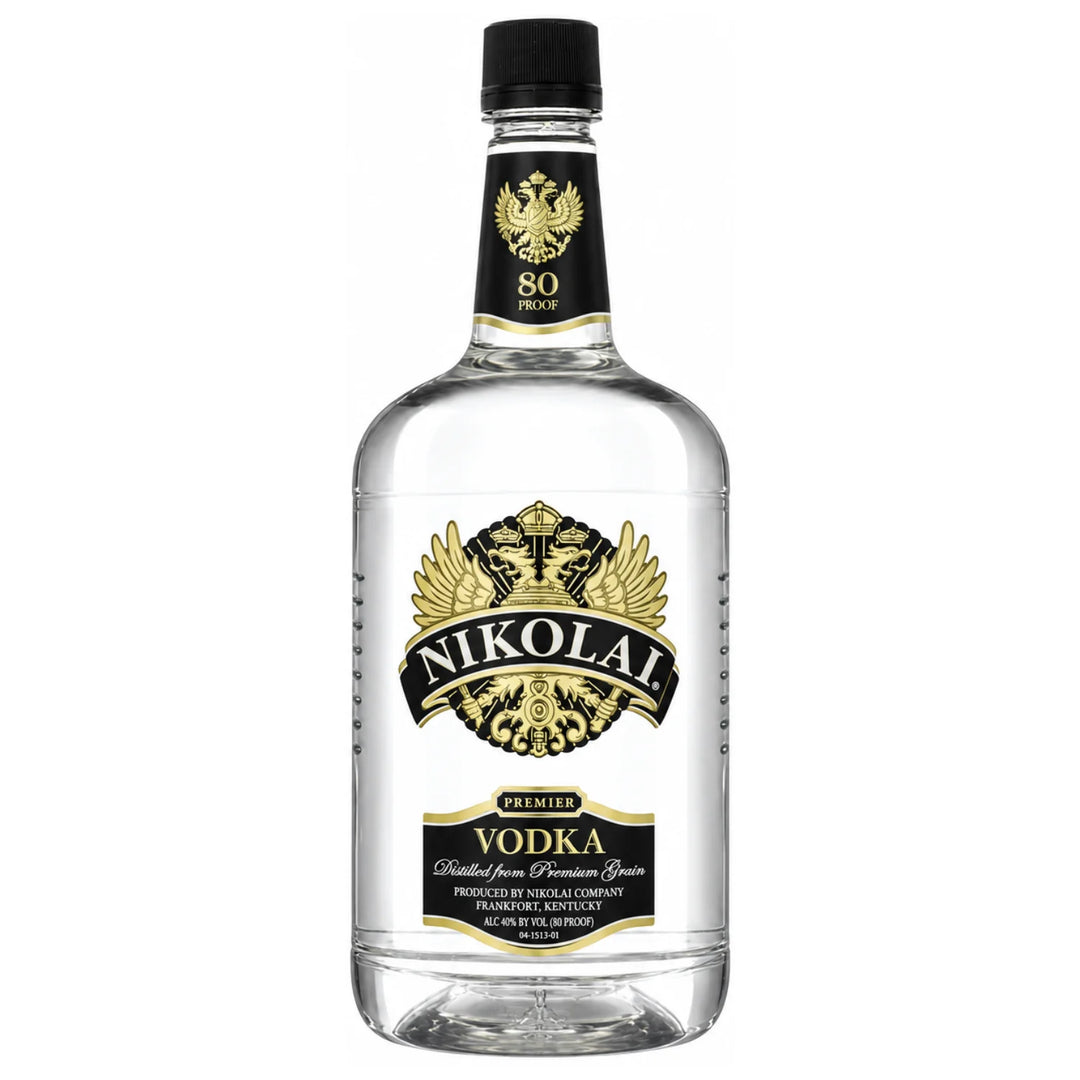 Bottle of Nikolai Premium Vodka 1.75L