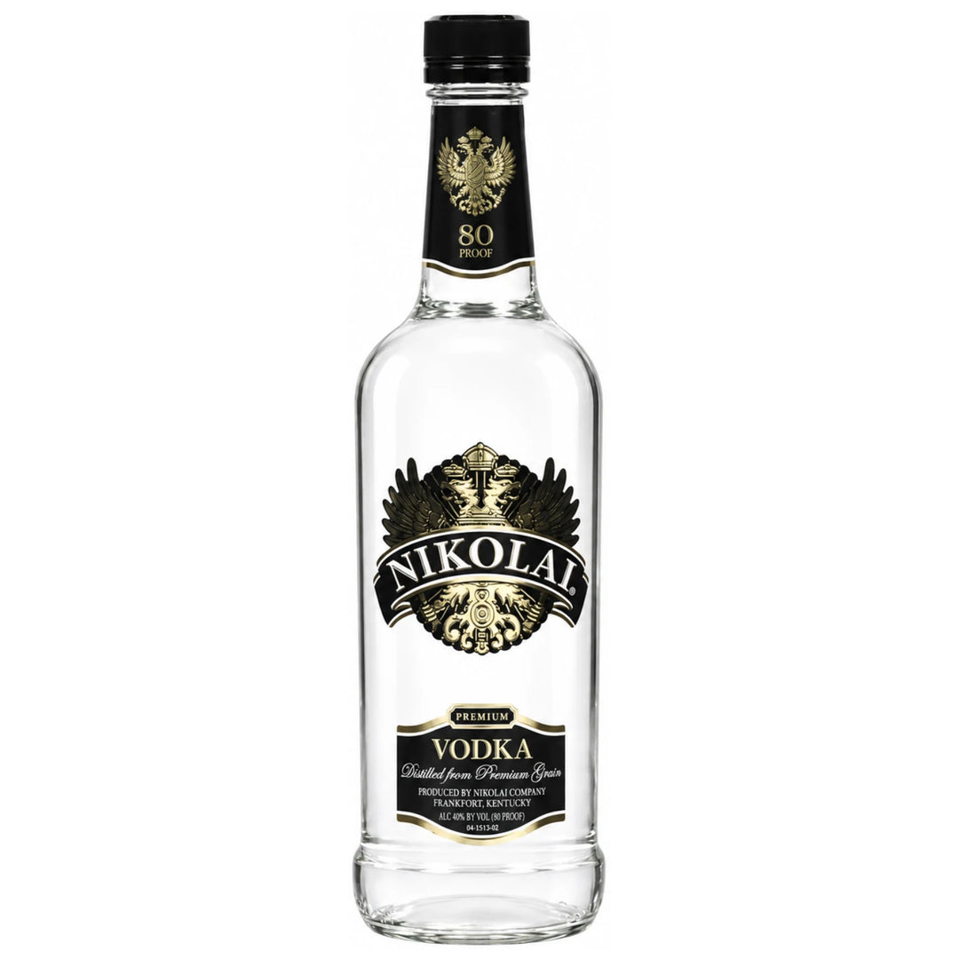 Bottle of Nikolai Premium Vodka 750mL