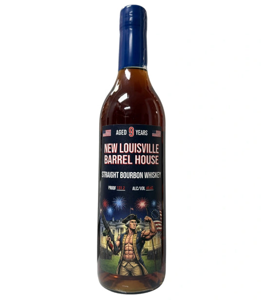 Nulu New Louisville 9 Year Straight Bourbon '250th Red, White & BOOM' 131.2 Proof