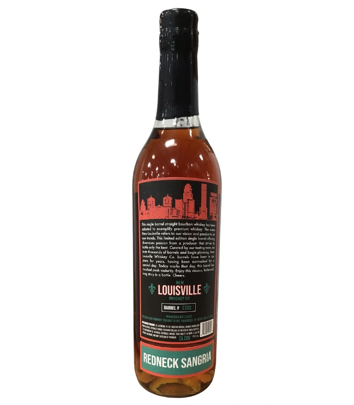 Nulu New Louisville Whiskey Co. 8 Year Bourbon 'REDNECK SANGRIA' 133 Proof