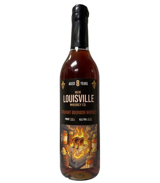 Nulu New Louisville Whiskey Co. 8 Year Bourbon 'West Coast Toast' 128.4 Proof