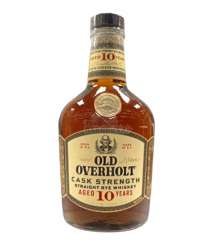 Old Overholt 10 Year Cask Strength Straight Rye Whiskey 750mL