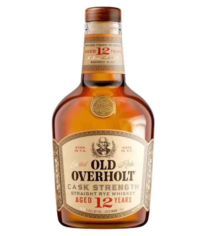 Old Overholt 12 Year Cask Strength Straight Rye Whiskey 750mL