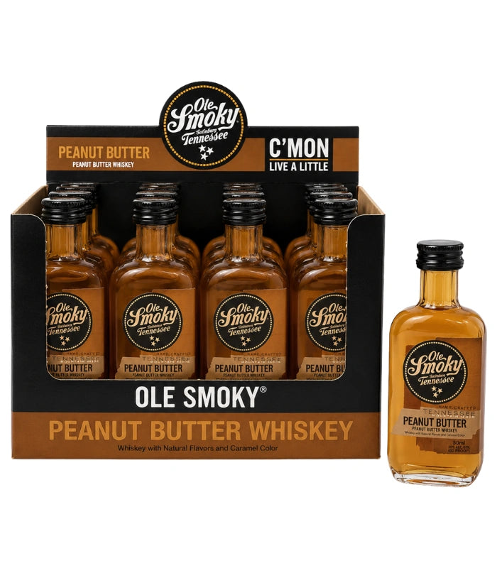 Ole Smoky Peanut Butter Whiskey Minis (12 x 50mL)