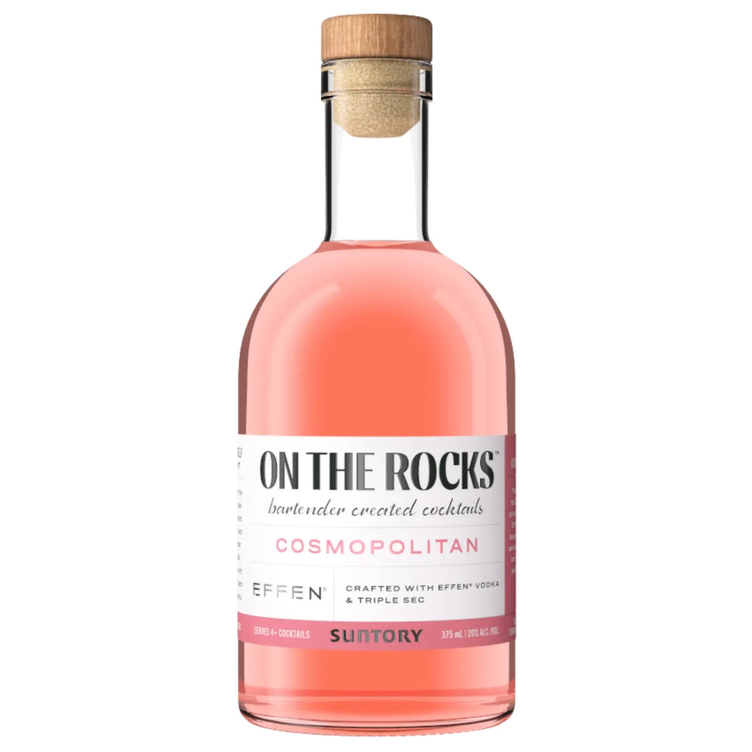 Bottle of On The Rocks Cosmopolitan Effen Vodka Premium Cocktails 375mL