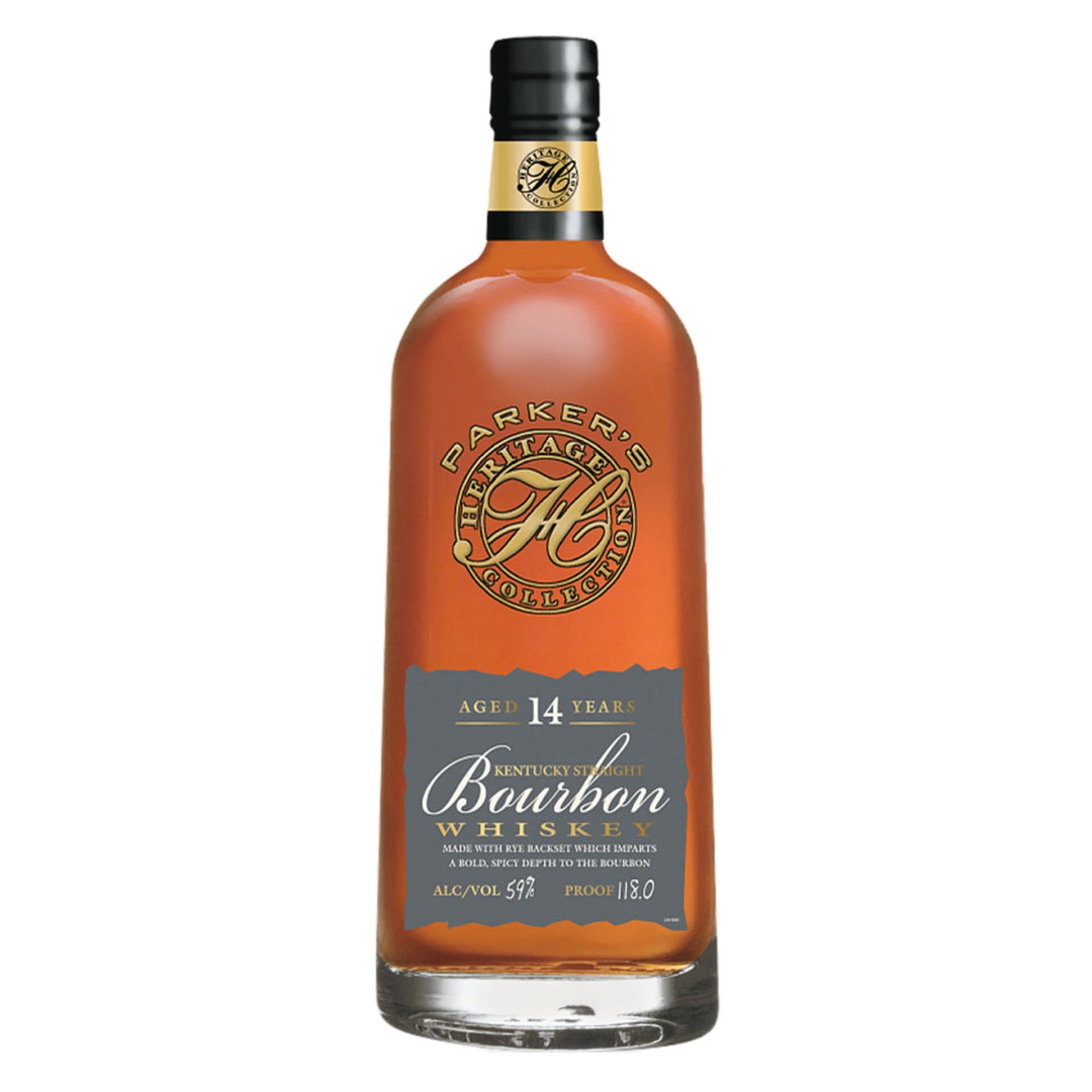 Bottle of Parker's Heritage Collection 14 Year Kentucky Bourbon Whiskey 20th Edition 750mL