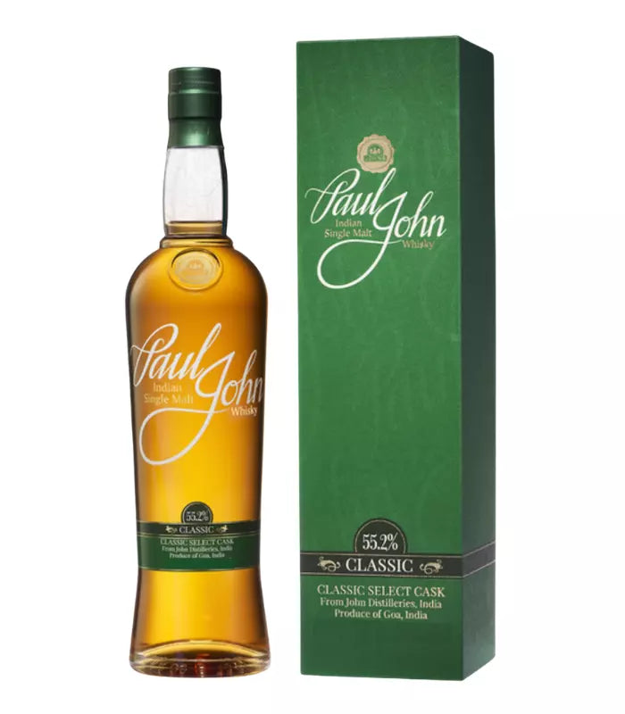 Paul John Classic Select Cask Indian Single Malt Whisky 750mL