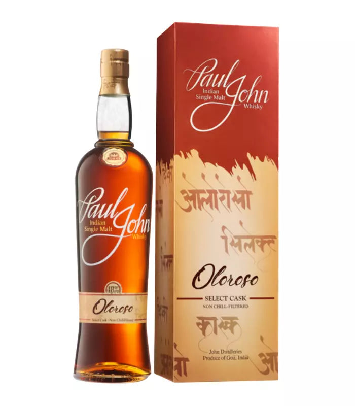 Paul John Oloroso Select Cask Indian Single Malt Whisky 750mL