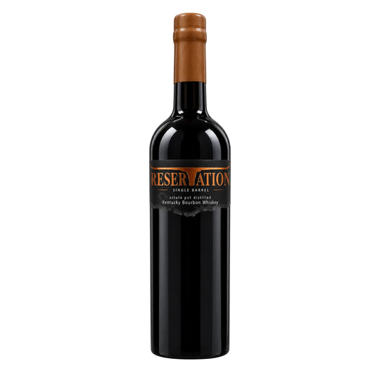 Bottle of Preservation 8 Year Old Wheated Pot Distilled Bourbon Toasted Praline Butter Bomb 750mL