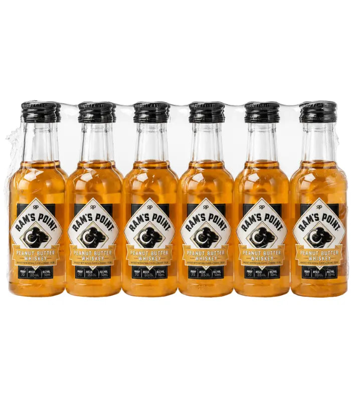 Ram's Point Peanut Butter Whiskey 50mL 10 Pack