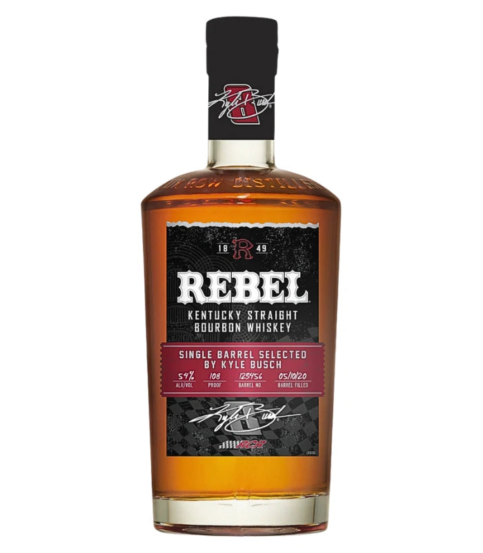 Busch Distillery Rebel Single Barrel Bourbon Selected by Kyle Busch | The Barrel Tap