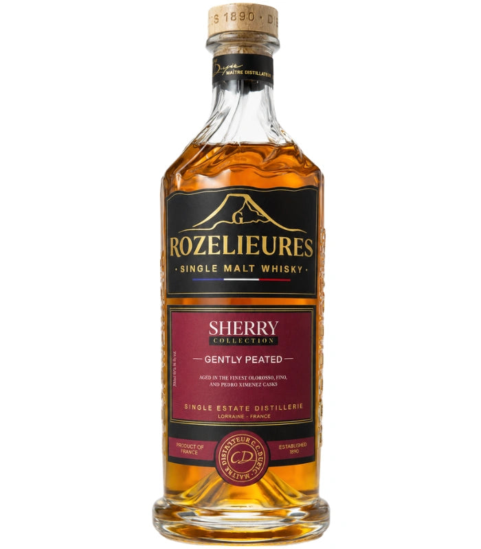 Rozelieures Sherry Collection Gently Peated French Single Malt Whisky 700mL