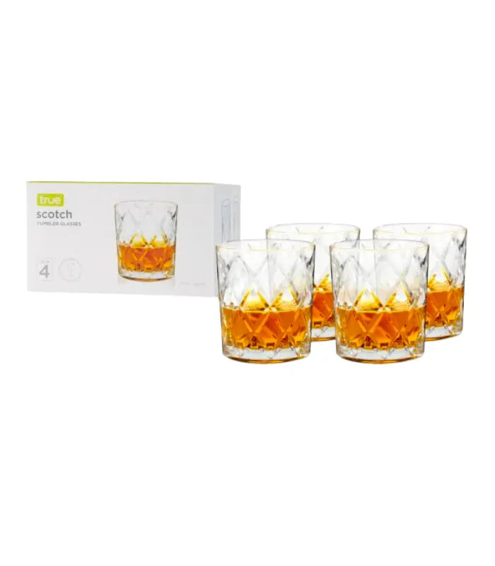 Scotch Glasses by True Set of 4