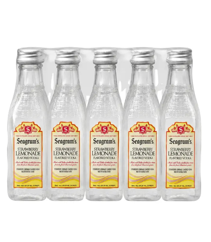 Seagram's Strawberry Lemonade Vodka 50mL 10 Pack