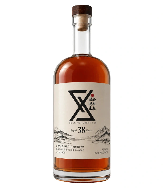 Sekk Heruman Tei 38 Year Single Grain Japanese Whisky 750mL
