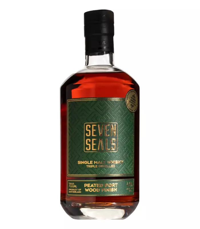 Seven Seals Peated Port Wood Finish Swiss Single Malt Whisky 700mL
