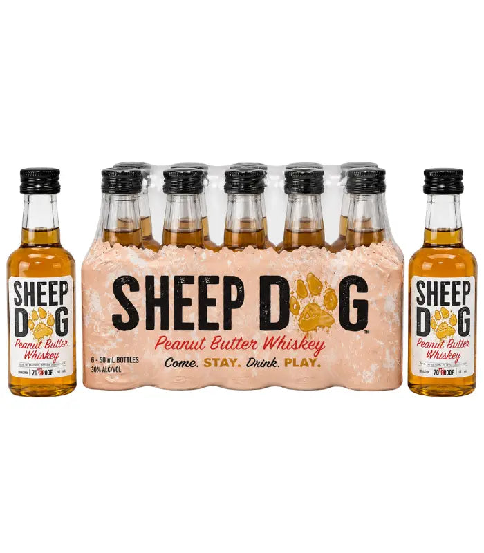 Sheep Dog Peanut Butter Whiskey 50mL 10 Pack