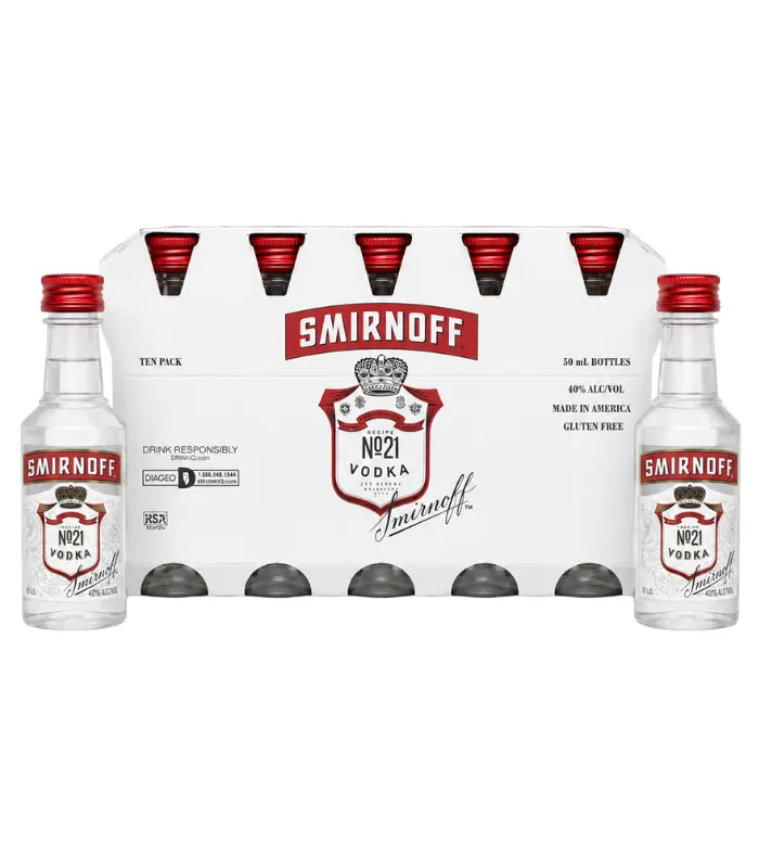 Smirnoff Vodka 50mL 10 Pack