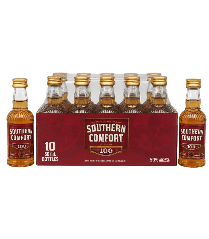 Southern Comfort 100 Proof Whiskey 50mL 10 Pack