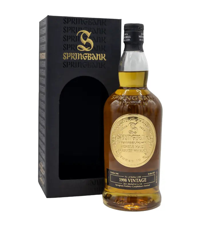 Springbank 1998 Vintage Limited Edition Single Malt Scotch Whisky – The ...