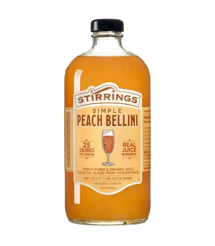 Stirrings Peach Bellini Mix 750mL