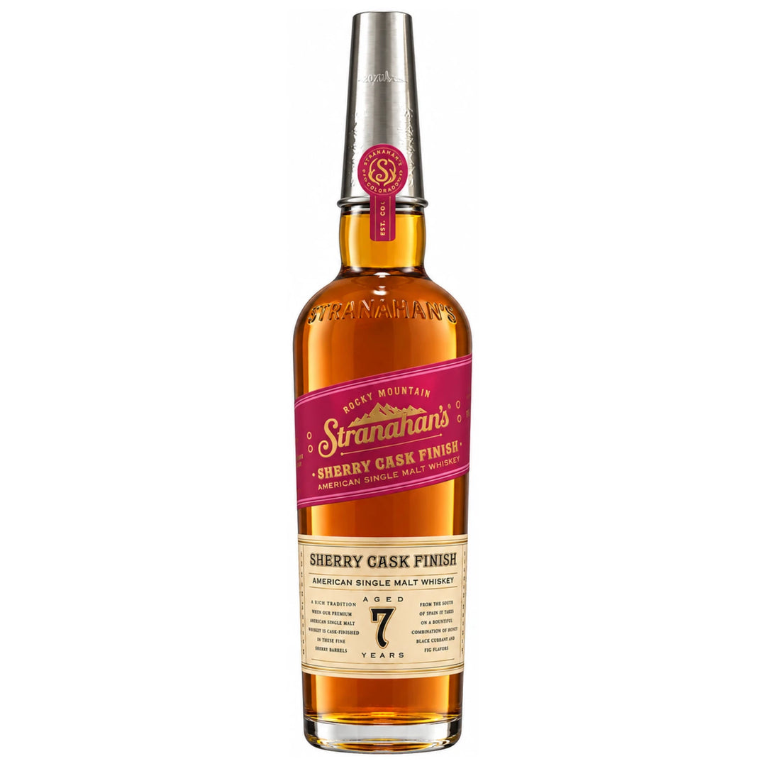 Bottle of Stranahan's 7 Year Sherry Cask American Single Malt Whiskey