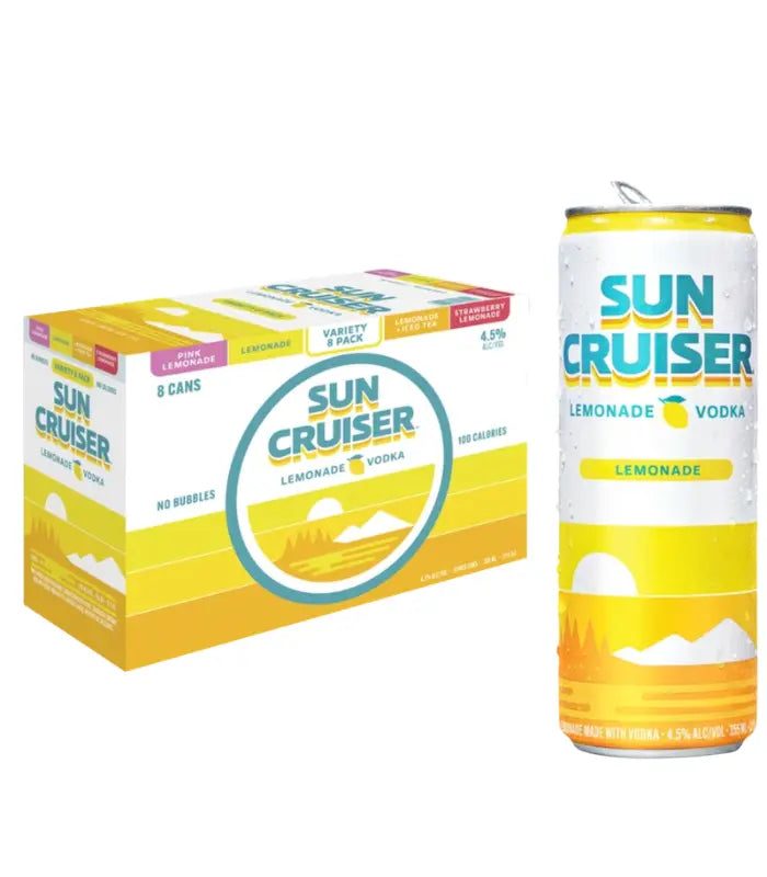 Sun Cruiser Lemonade Vodka Variety Pack 8pk 12oz