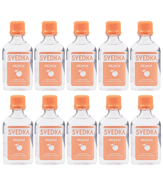 Svedka Peach Vodka Mini Bottle Shooters | The Barrel Tap