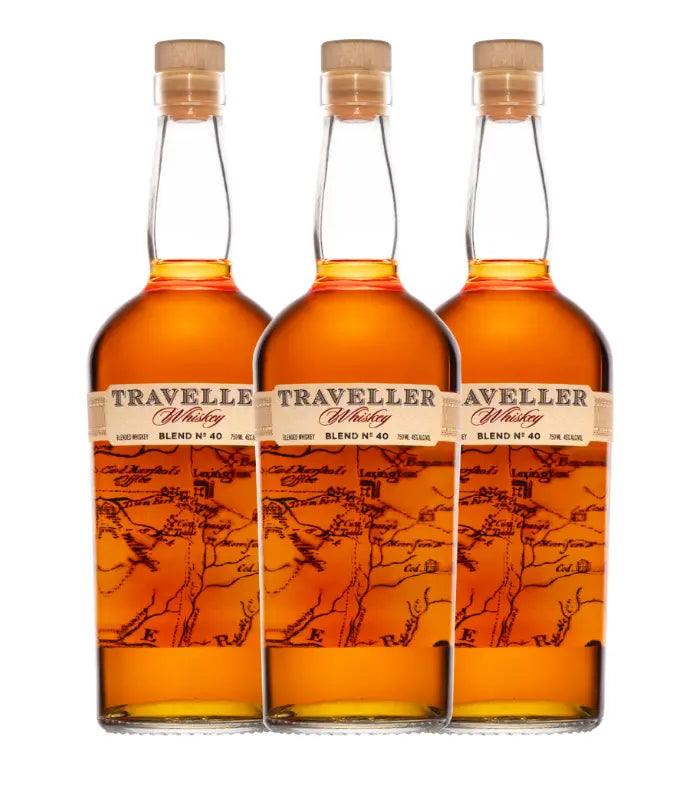 Traveller Blend No. 40 Whiskey by Chris Stapleton & Buffalo Trace 3 Pack 750mL