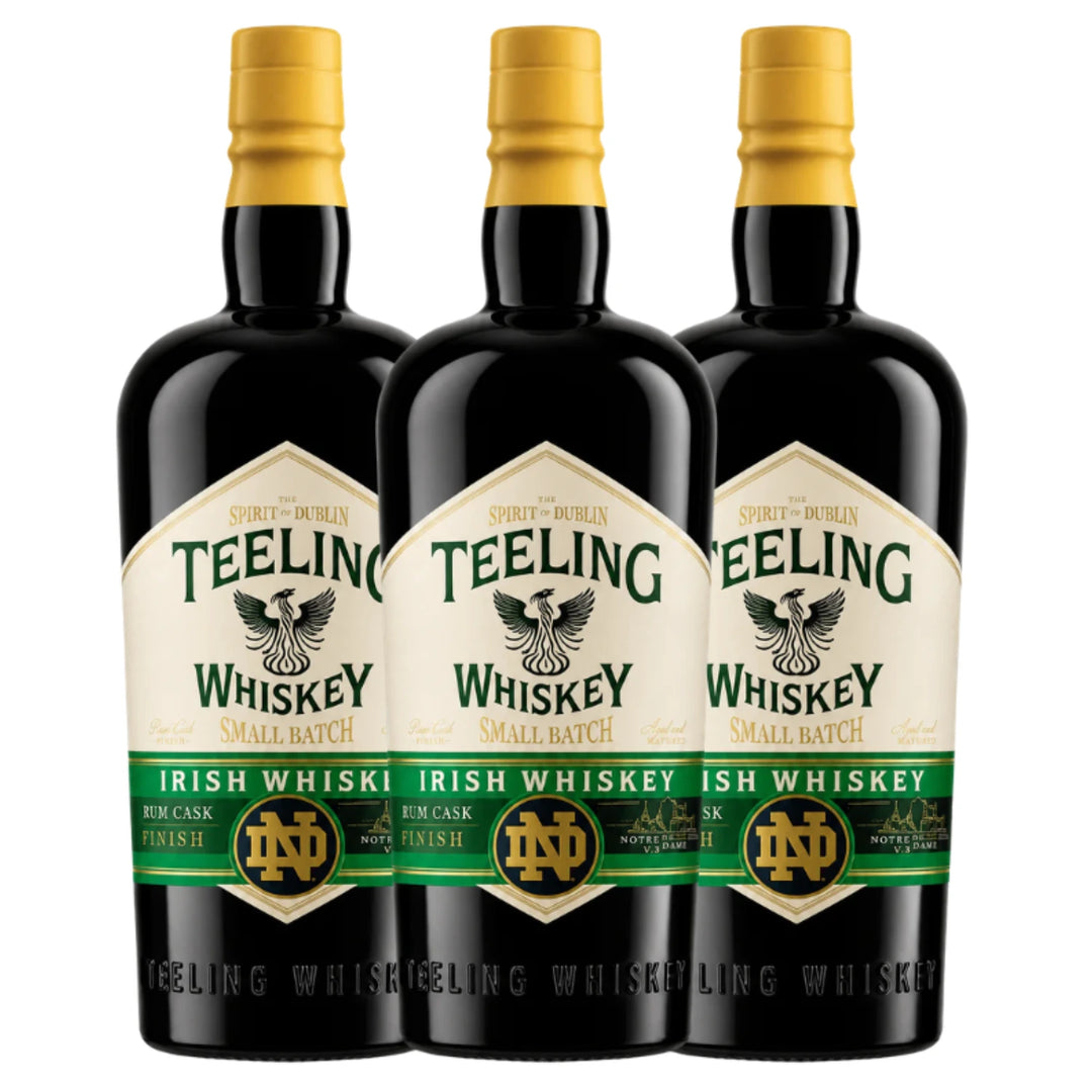 Teeling X Notre Dame Small Batch Irish Whiskey 2026 Limited Edition Release 3 Pack