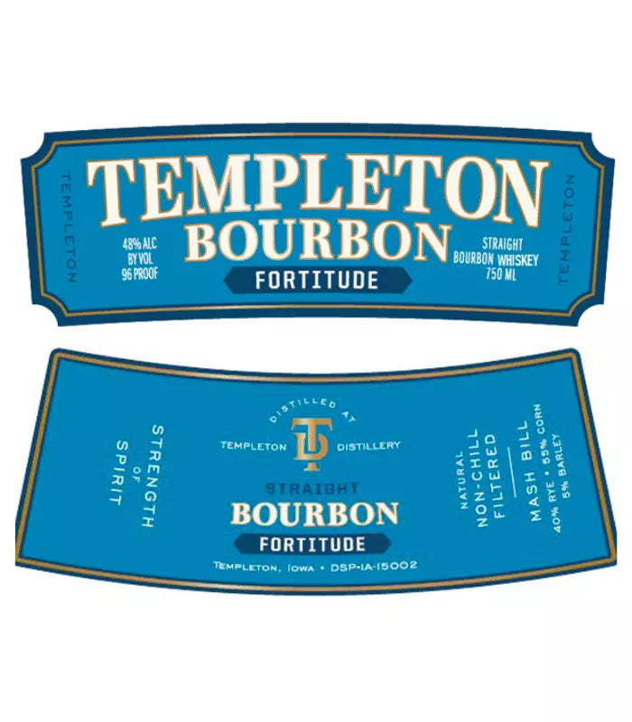 Templeton Fortitude Straight Bourbon Whiskey 750mL