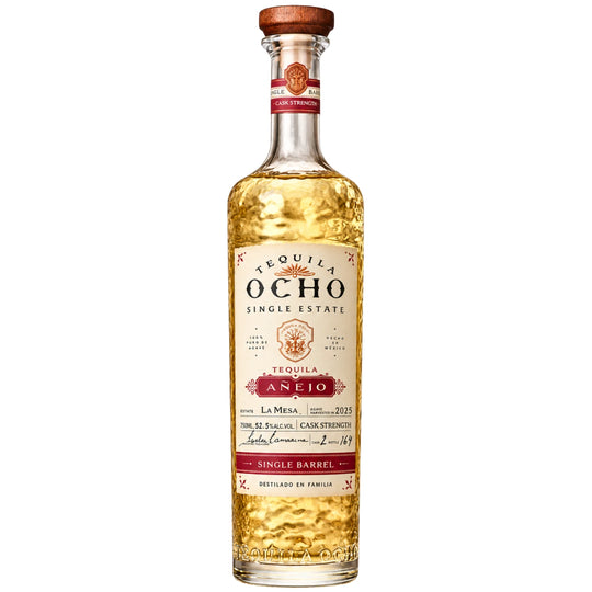 Bottle of Tequila Ocho Anejo Cask Strength Single Barrel Select 'The Barrel Tap' 105 Proof