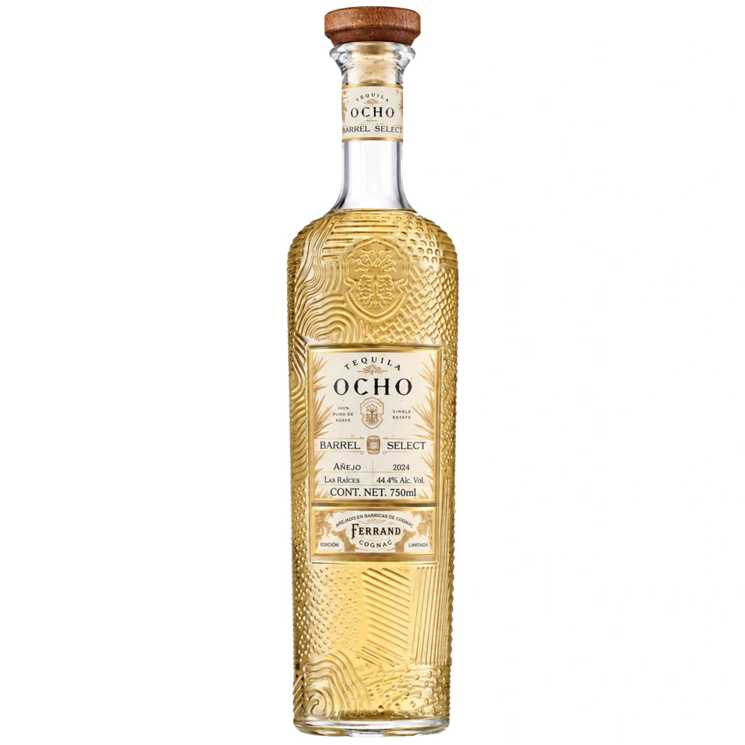 Bottle of Tequila Ocho Añejo Single Barrel Select Ferrand Cognac Cask Finish 750mL