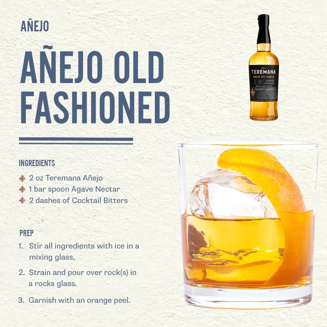 Teremana Anejo Tequila Old Fashioned Recipe