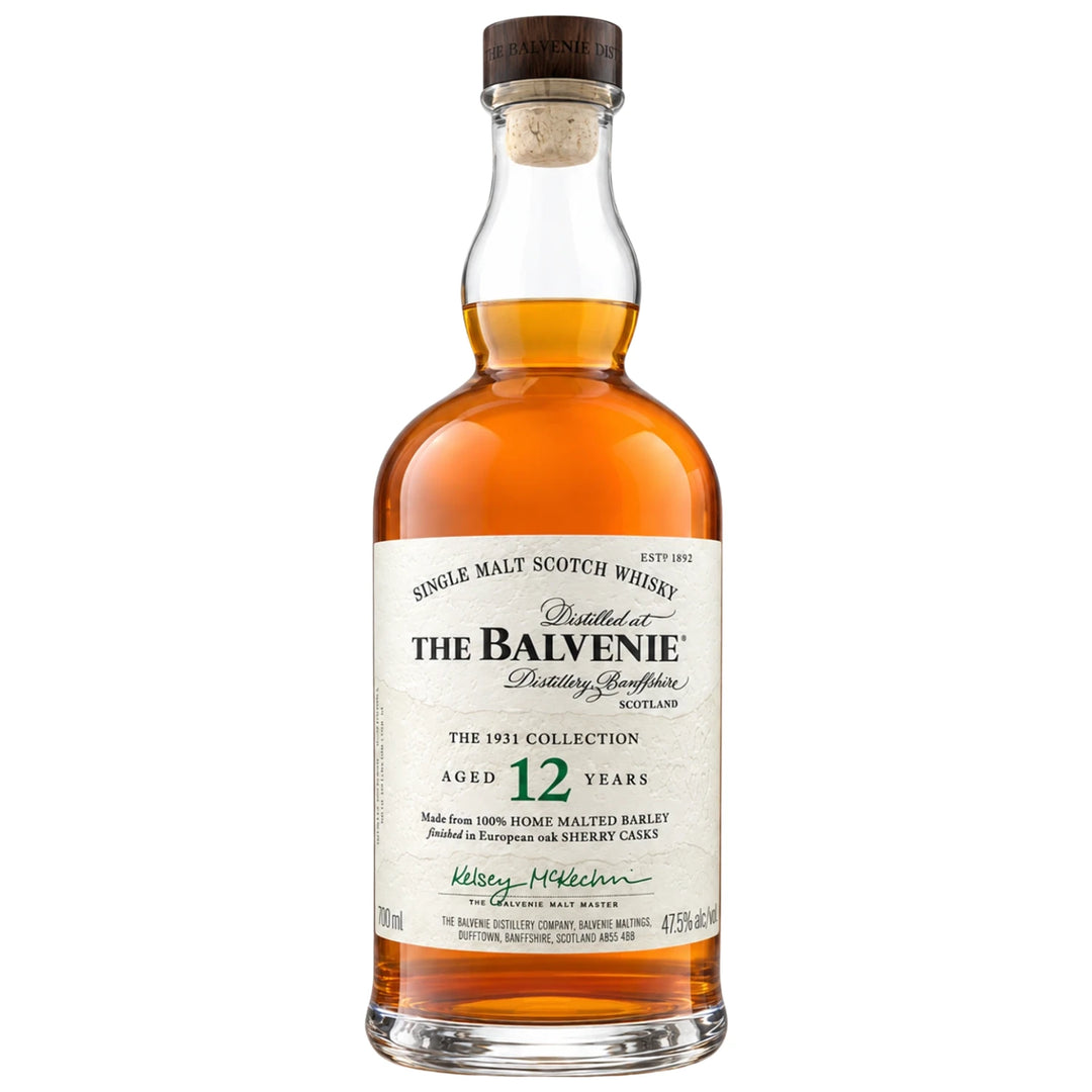 The Balvenie 12 Year 1931 Collection Limited Edition Single Malt Scotch Whisky Bottle