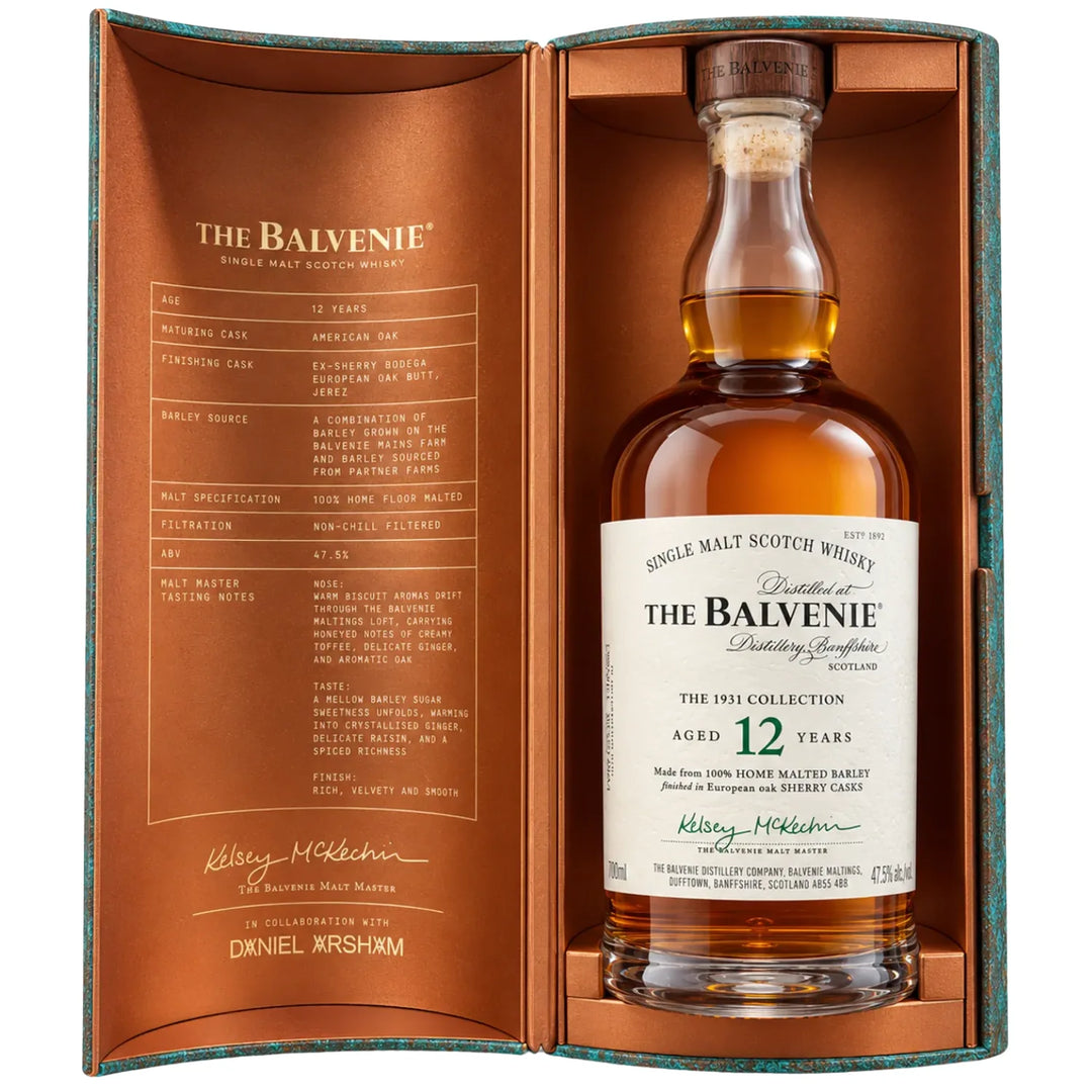 The Balvenie 12 Year 1931 Collection Limited Edition Scotch Whisky 700mL