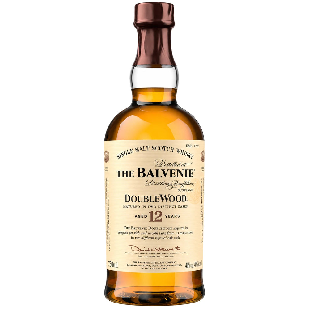 Bottle of The Balvenie 12 Year Old DoubleWood Single Malt Scotch Whisky