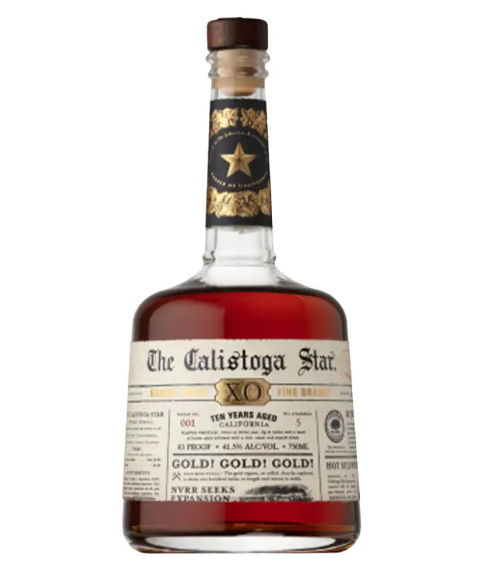 The Calistoga Star Grape Brandy Xo Barrel Aged 10 Yr 750mL