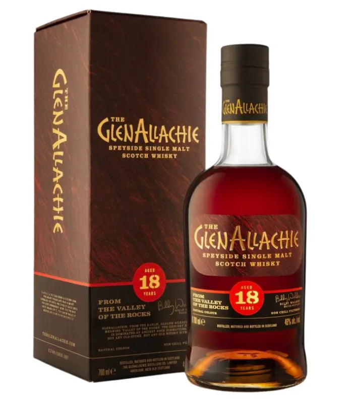 The GlenAllachie 18 Year Single Malt Scotch Whiskey 750mL