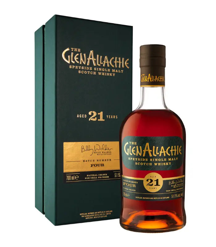 The GlenAllachie 21 Year Old Batch 4 Single Malt Scotch Whisky 700mL