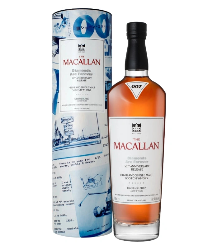 The Macallan 18 Year Diamonds Are Forever 55th Anniversary Scotch