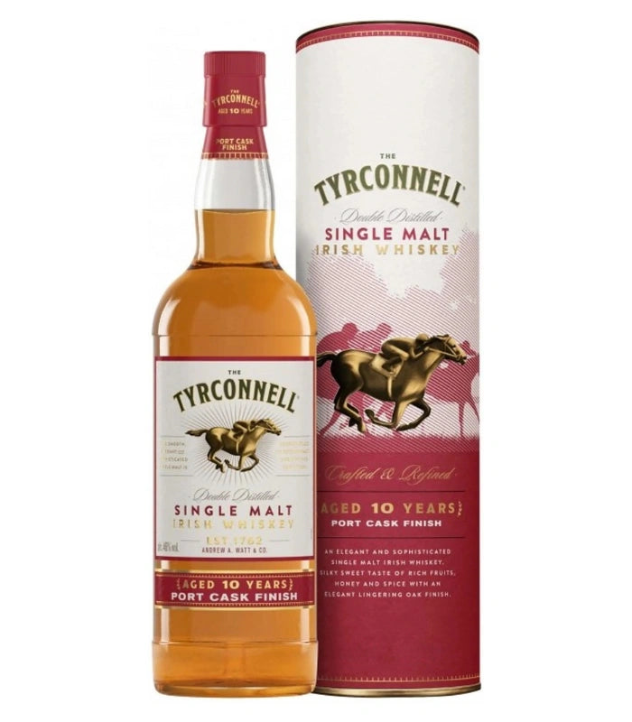 The Tyrconnell 10 Year Old Port Cask Finish Irish Whiskey 750ml