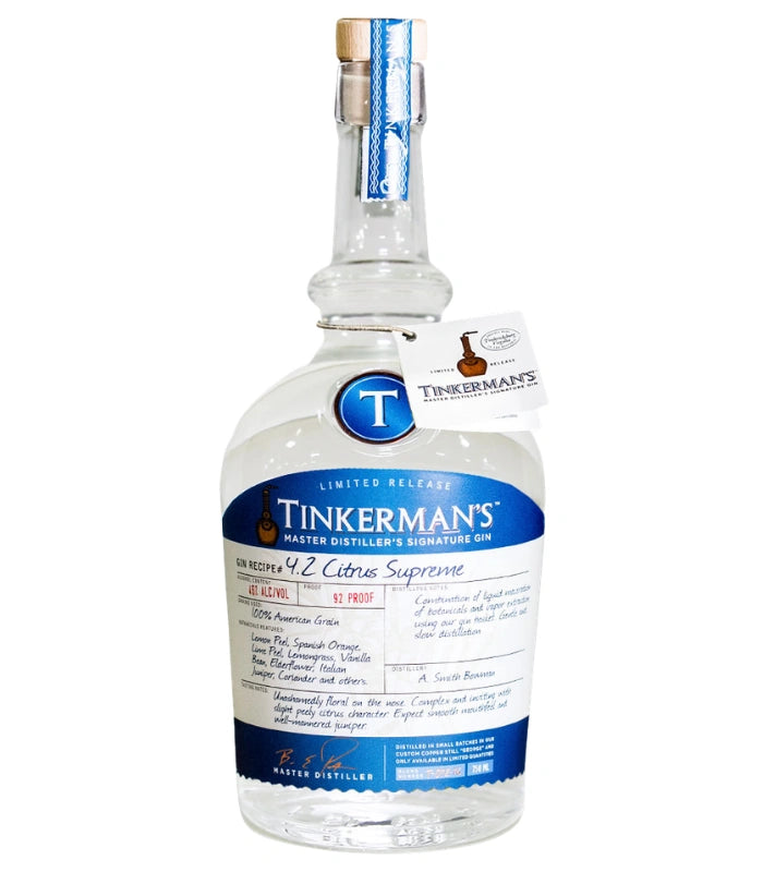 Tinkerman's 4.2 Citrus Supreme Gin 750mL