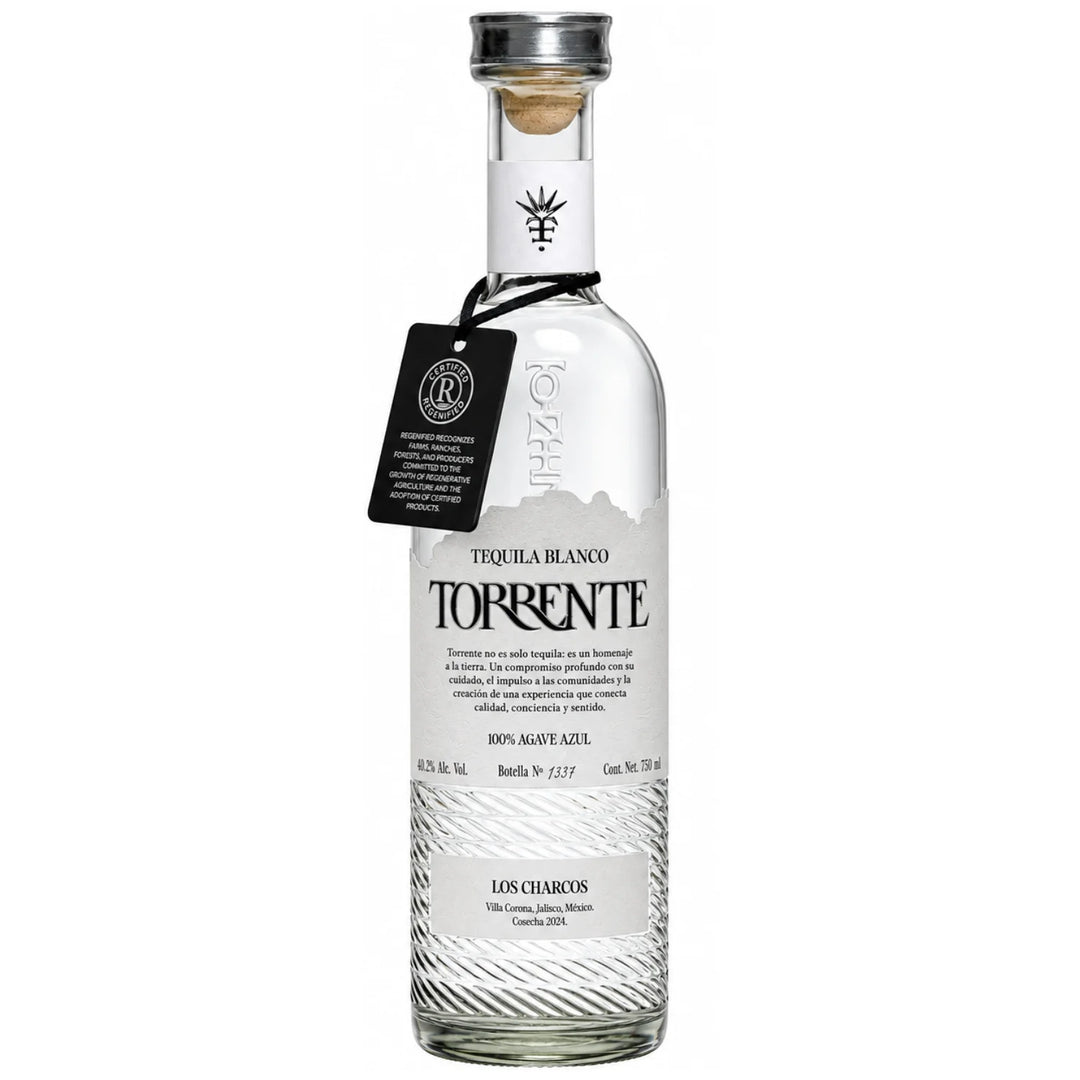 Bottle of Torrente Tequila Blanco 